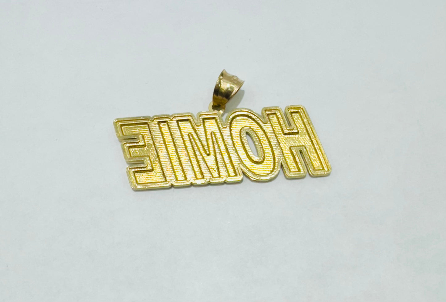 10K GOLD NAME PLATE, WEIGHT: 5.8gm