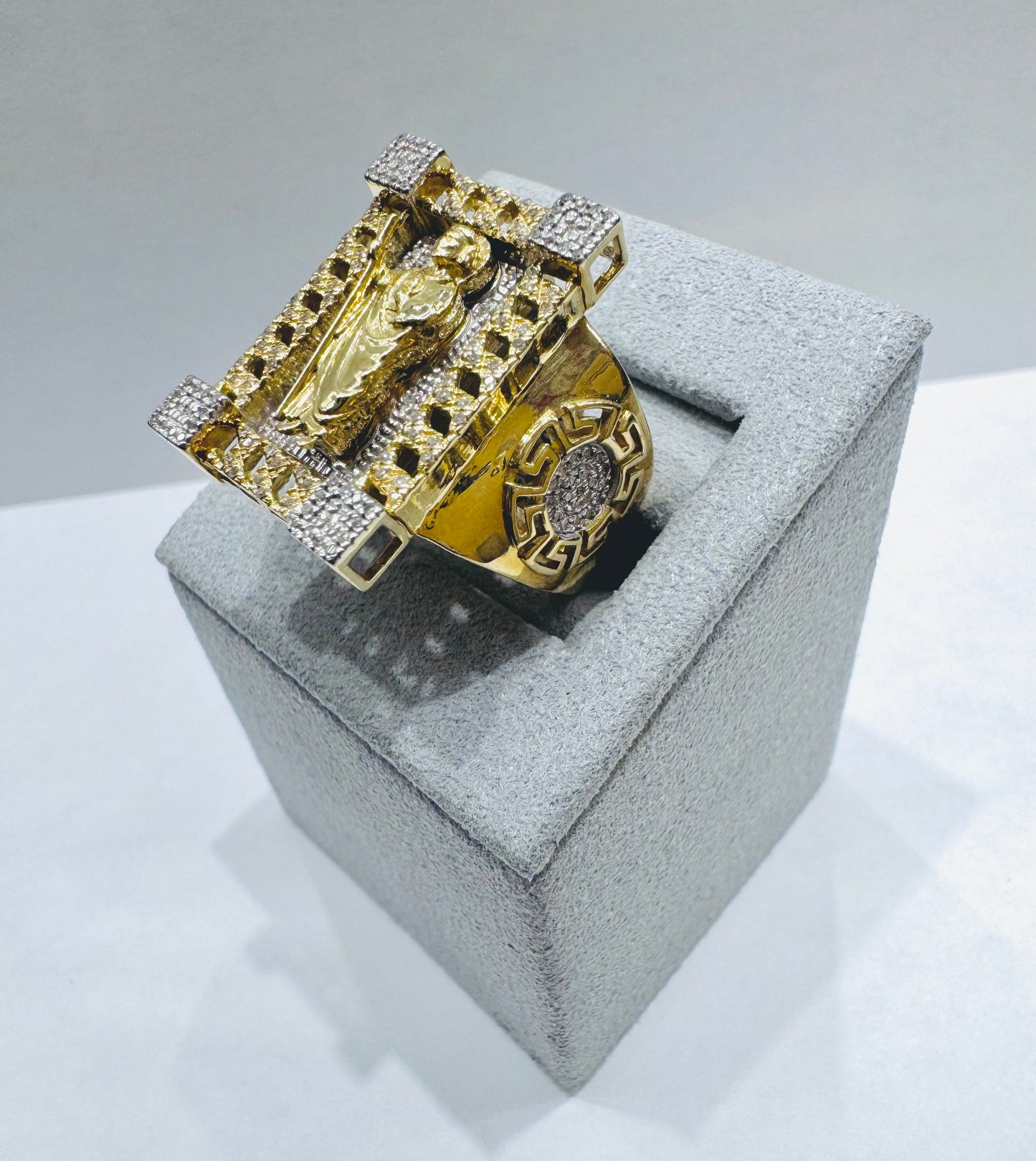 10K GOLD MEN’S NATURAL DIAMOND RING 0.40CTW, SIZE: 10