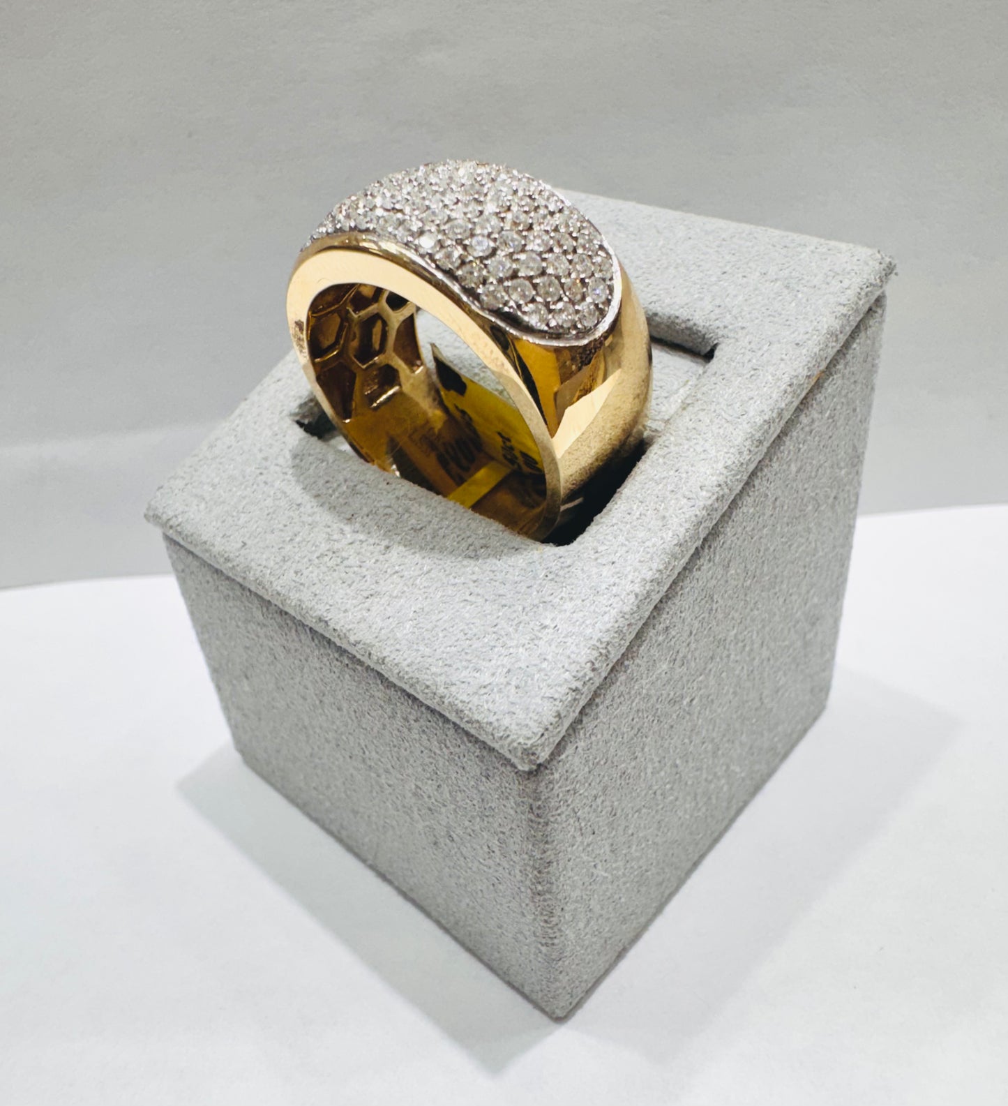 10K GOLD MEN’S NATURAL DIAMOND RING 1.50CT, SIZE: 10