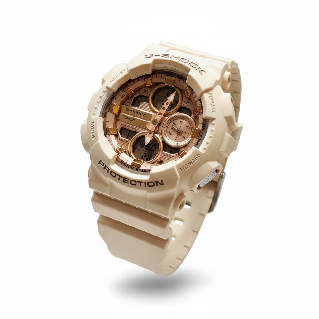 Casio G-Shock GMAS140PG-4A Women’s Analog Digital Pink Watch