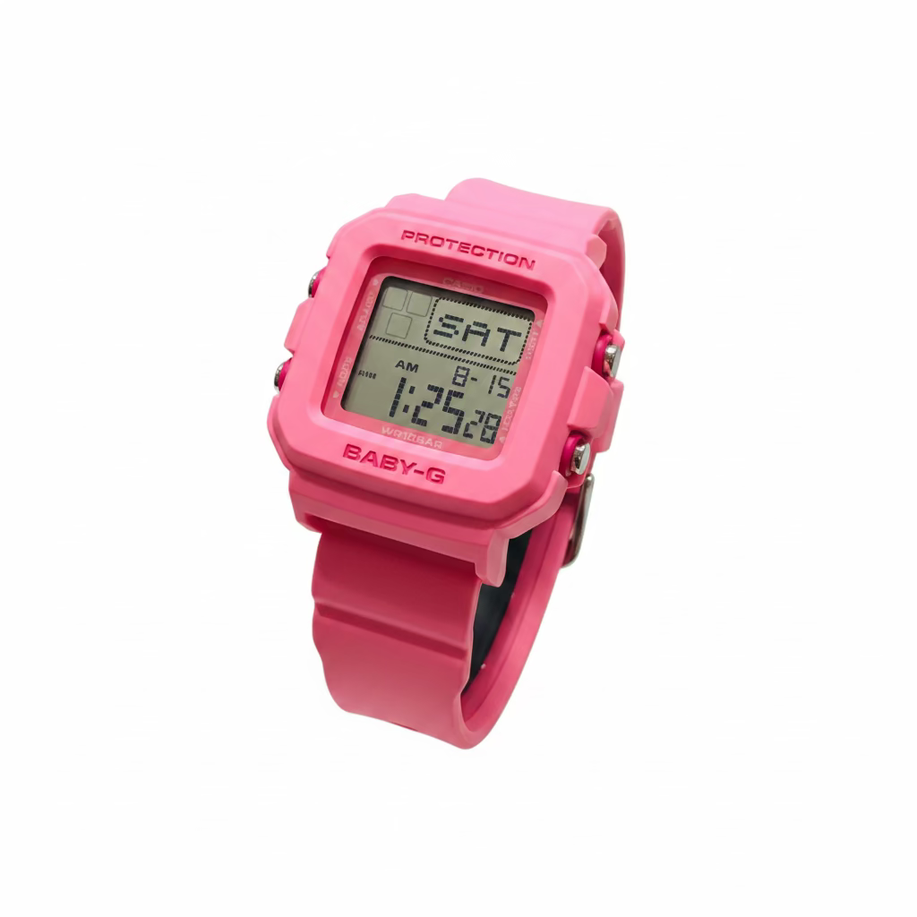 Casio BABY-G BGD10KH-4 Pink Analog Digital Pink Watch