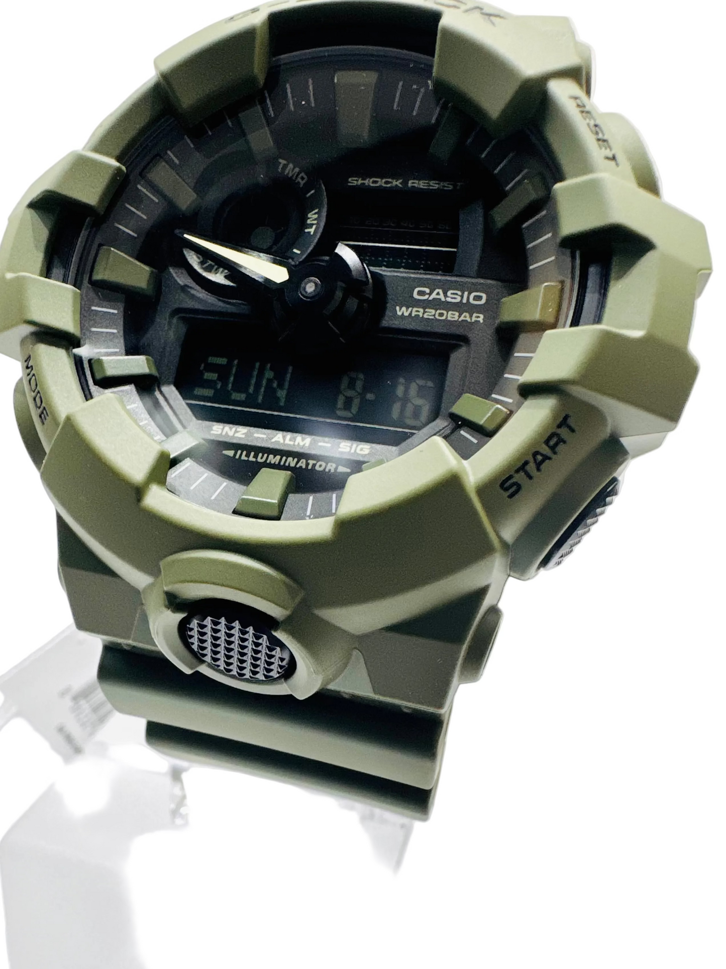 Casio G-Shock GA700UC-3A Rugged Analog Digital Dial Olive green color Watch