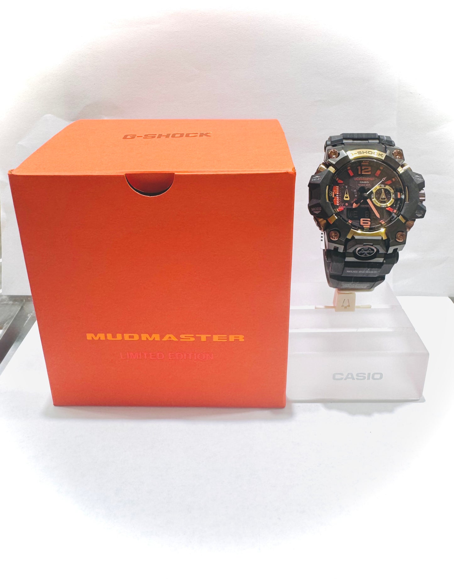 Casio G-Shock MUDMASTER “LIMITED EDITION” GWGB1000MG19 MUD RESIST, Tough Solar Triple sensor Orange Dial Watch