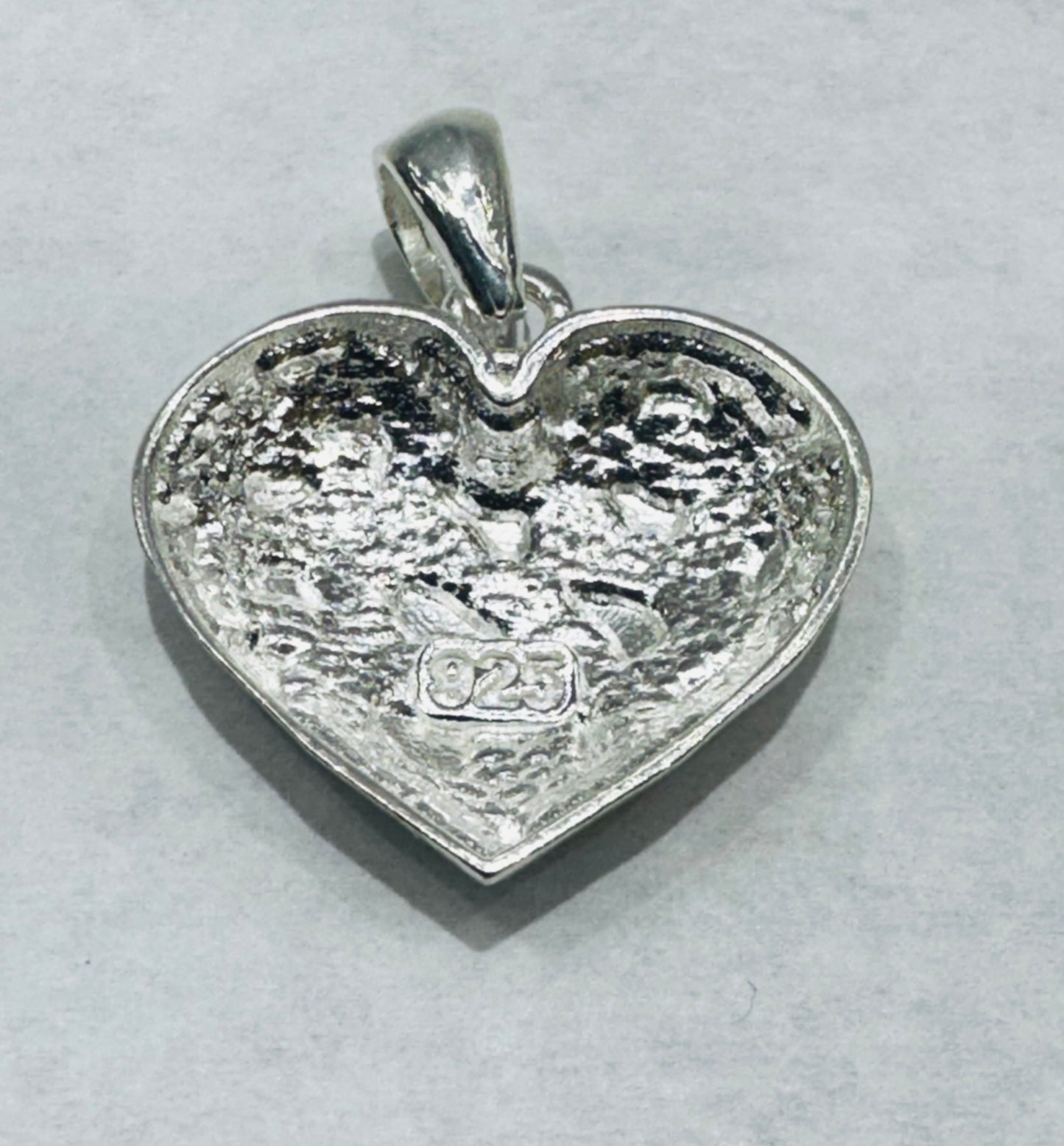 SILVER HEART NUGGET PENDANT, WEIGHT: 2.7gm