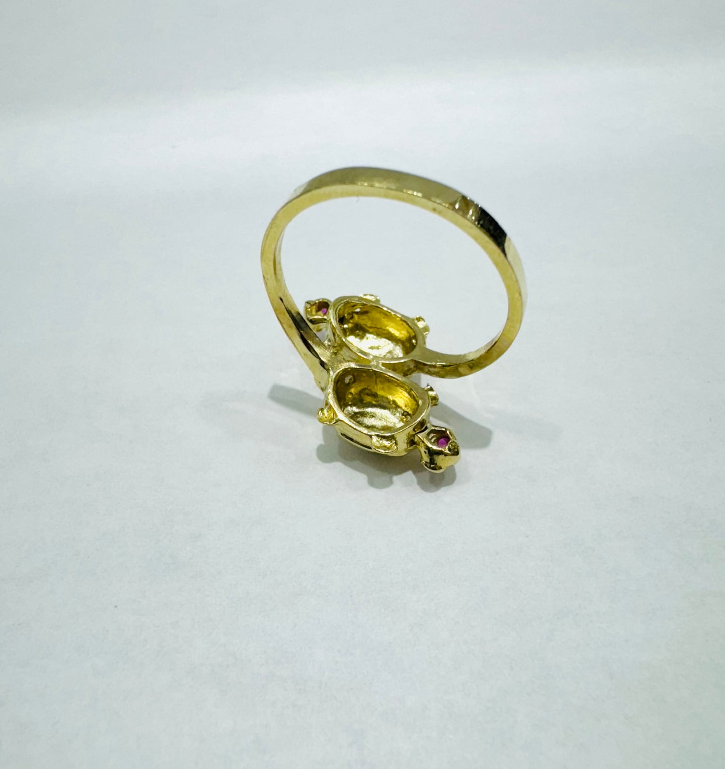 10K GOLD TURTLE RING, WEIGHT: 3.7gm, SIZE: 7
