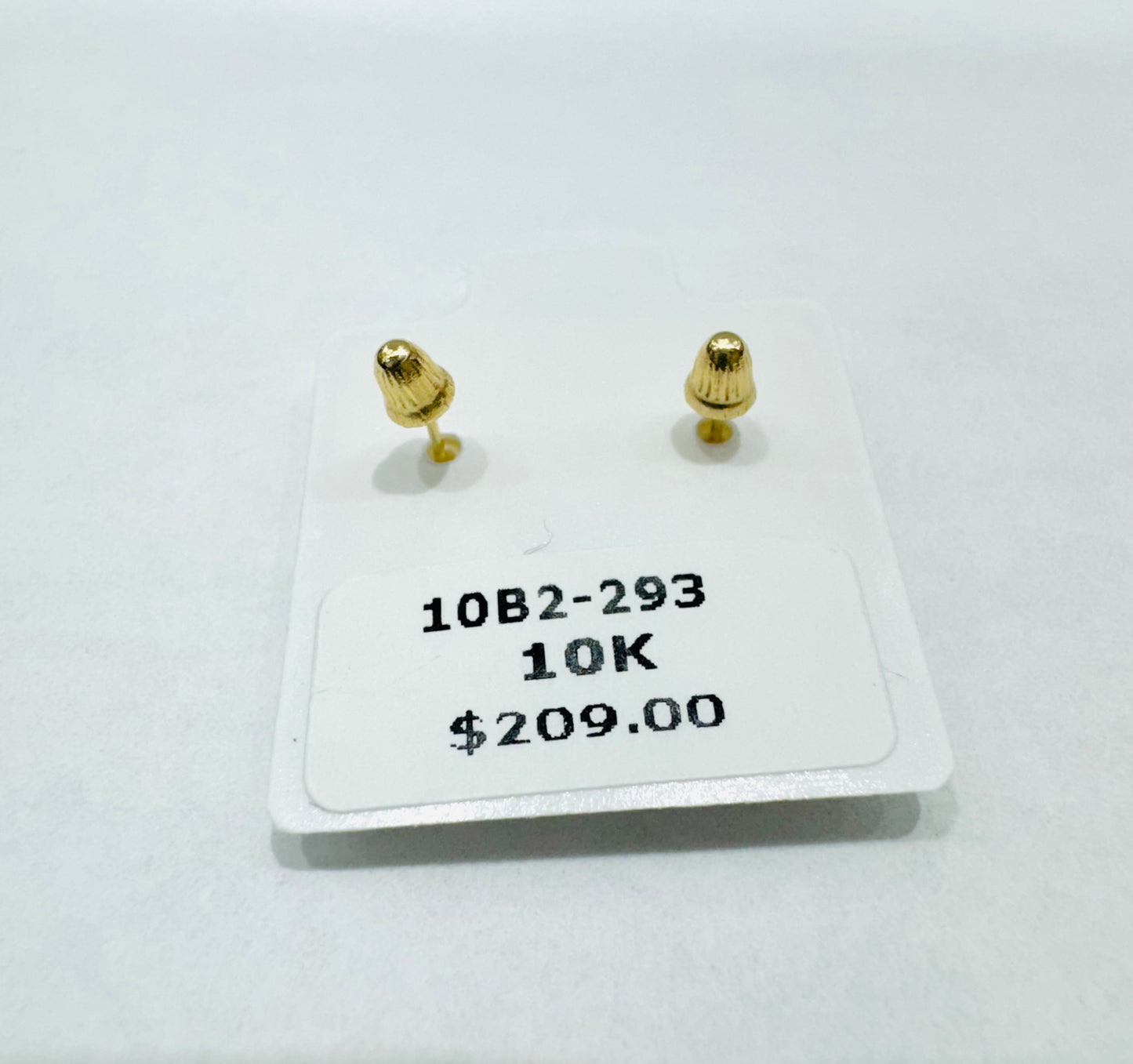 10K GOLD BABY VIRGIN MARY EARRINGS