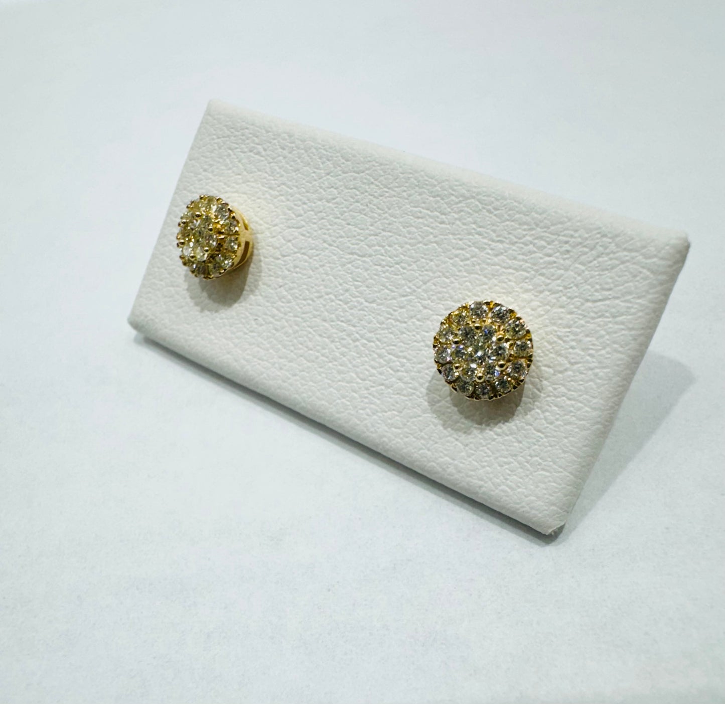 10K GOLD NATURAL DIAMOND EARRINGS 0.25CT