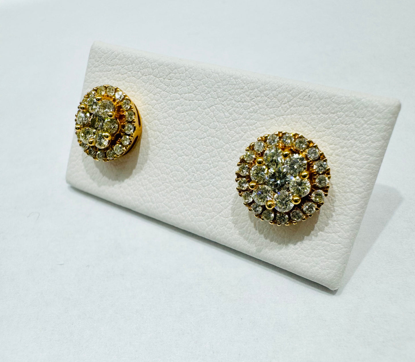 10K GOLD NATURAL DIAMOND EARRINGS 0.33CT