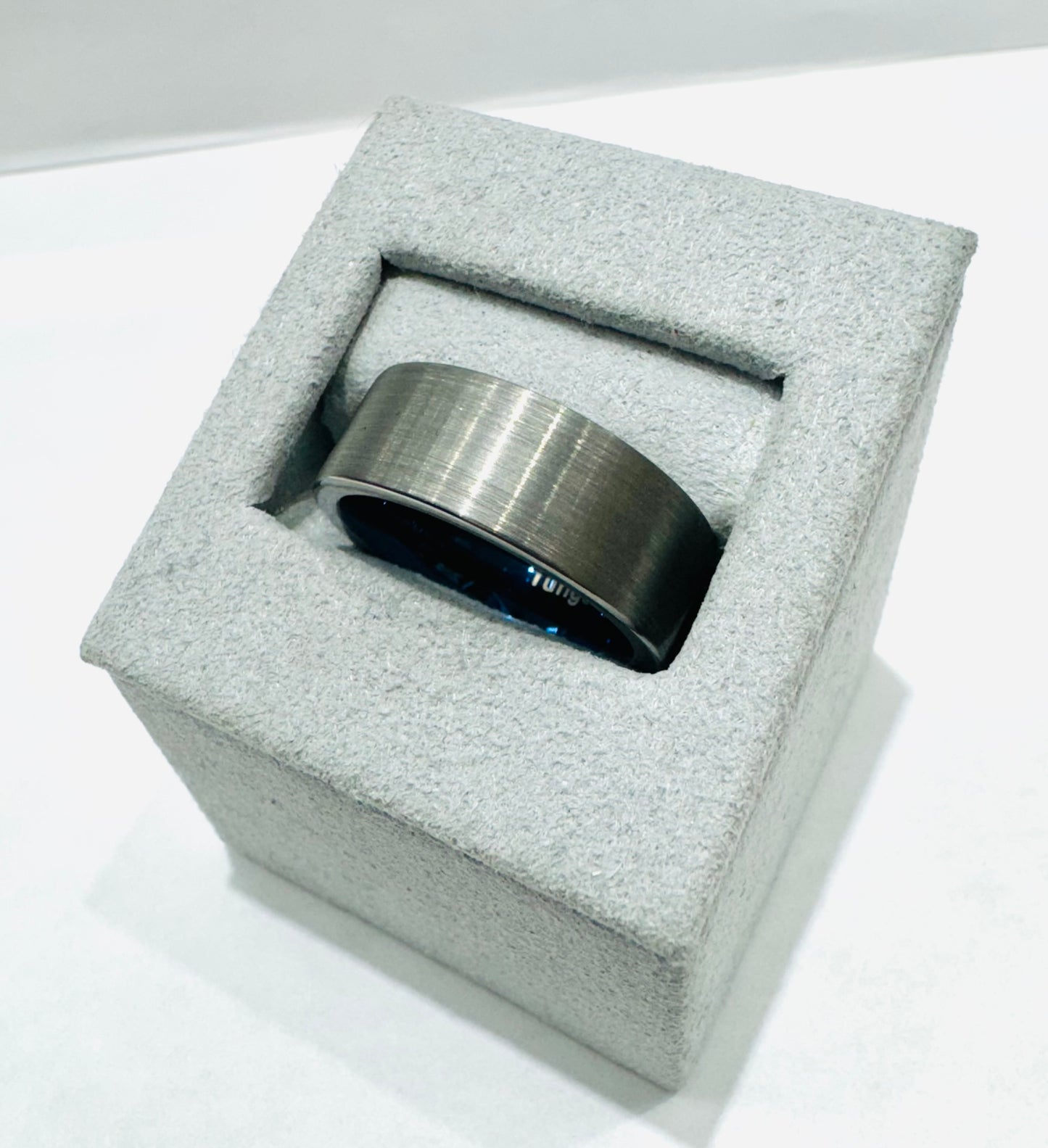 TUNGSTEN WEDDING BAND, WIDTH: 8mm, SIZE: 8