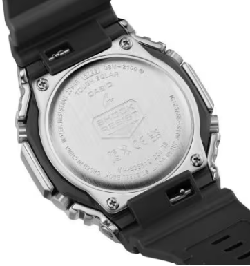 G-Shock Casio G-Steel Solar Connected Blue Dial Black Resin Strap Watch - GBM2100A-1A2