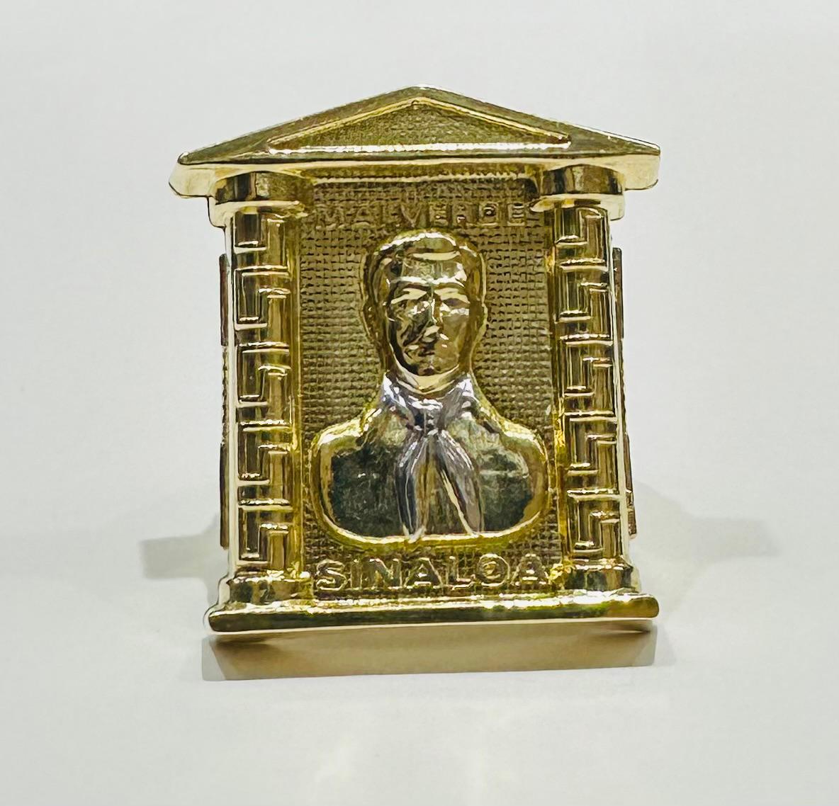 10K MALVERDE SINALOA RING- WEIGHT: 13.2gm