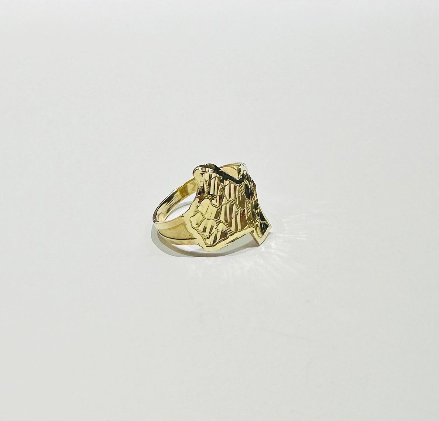 10K GOLD TEXAS RING, WEIGHT: 3.6gm
