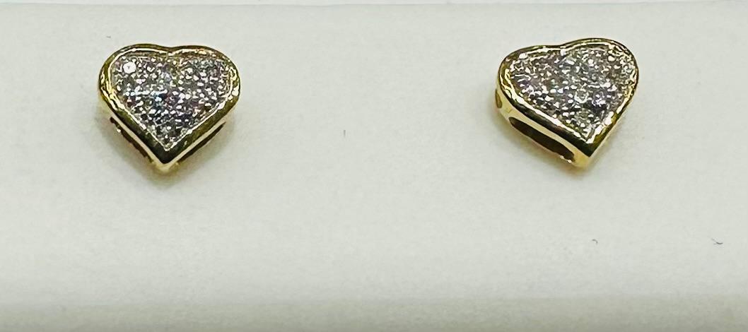 10K NATURAL DIAMOND EARRINGS