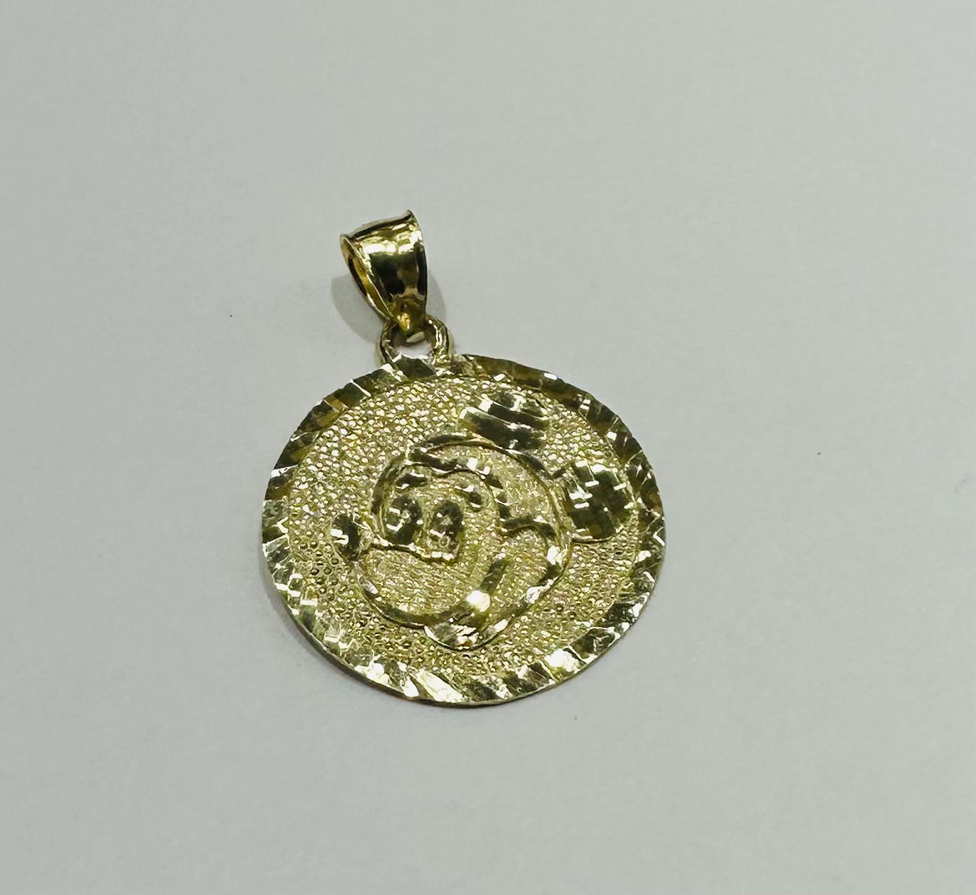 10K GOLD MICKEY MOUSE CHARM, WEIGHT: 2.4gm