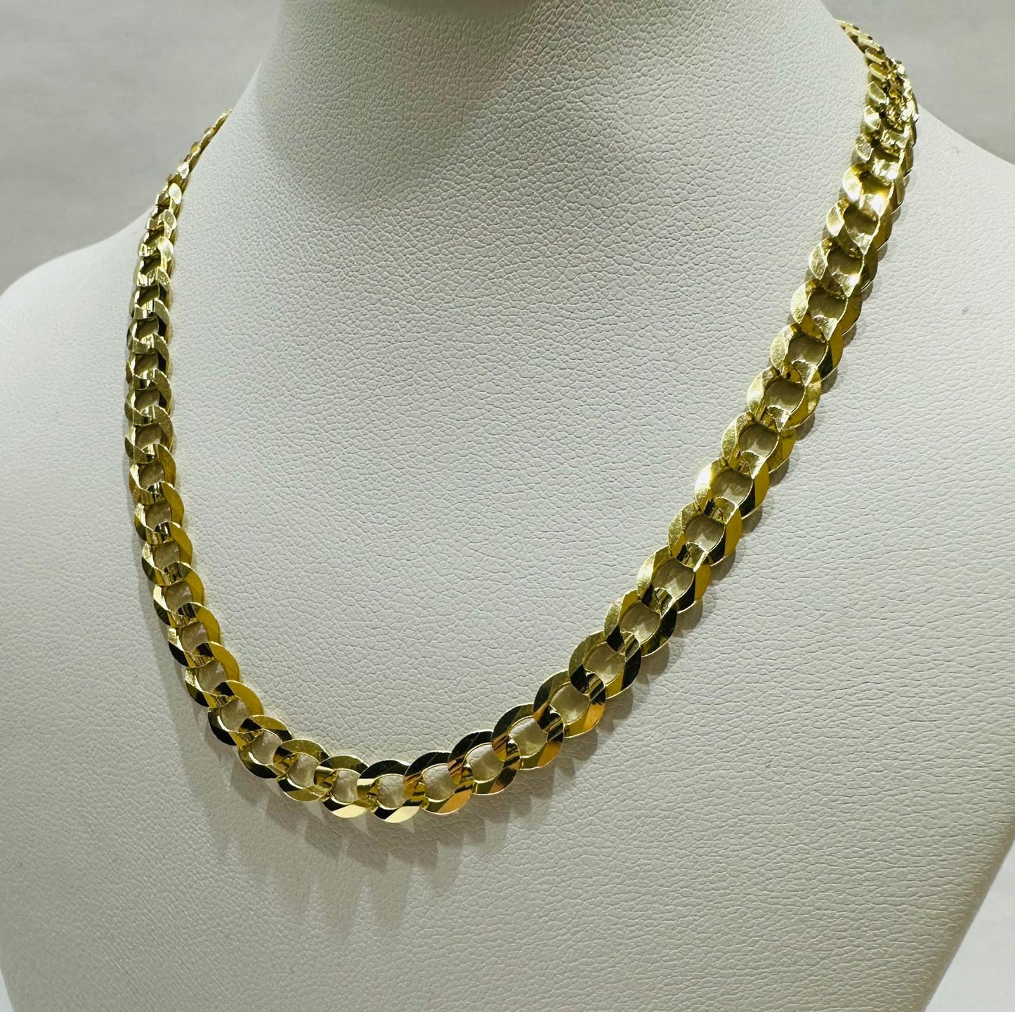 14K GOLD CUBAN LINK CHAIN- 12" - 5.55mm, 10.7gm