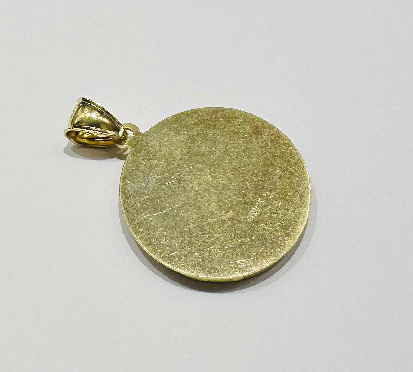 10K GOLD "MOM" PENDANT- WEIGHT: 5.1gm