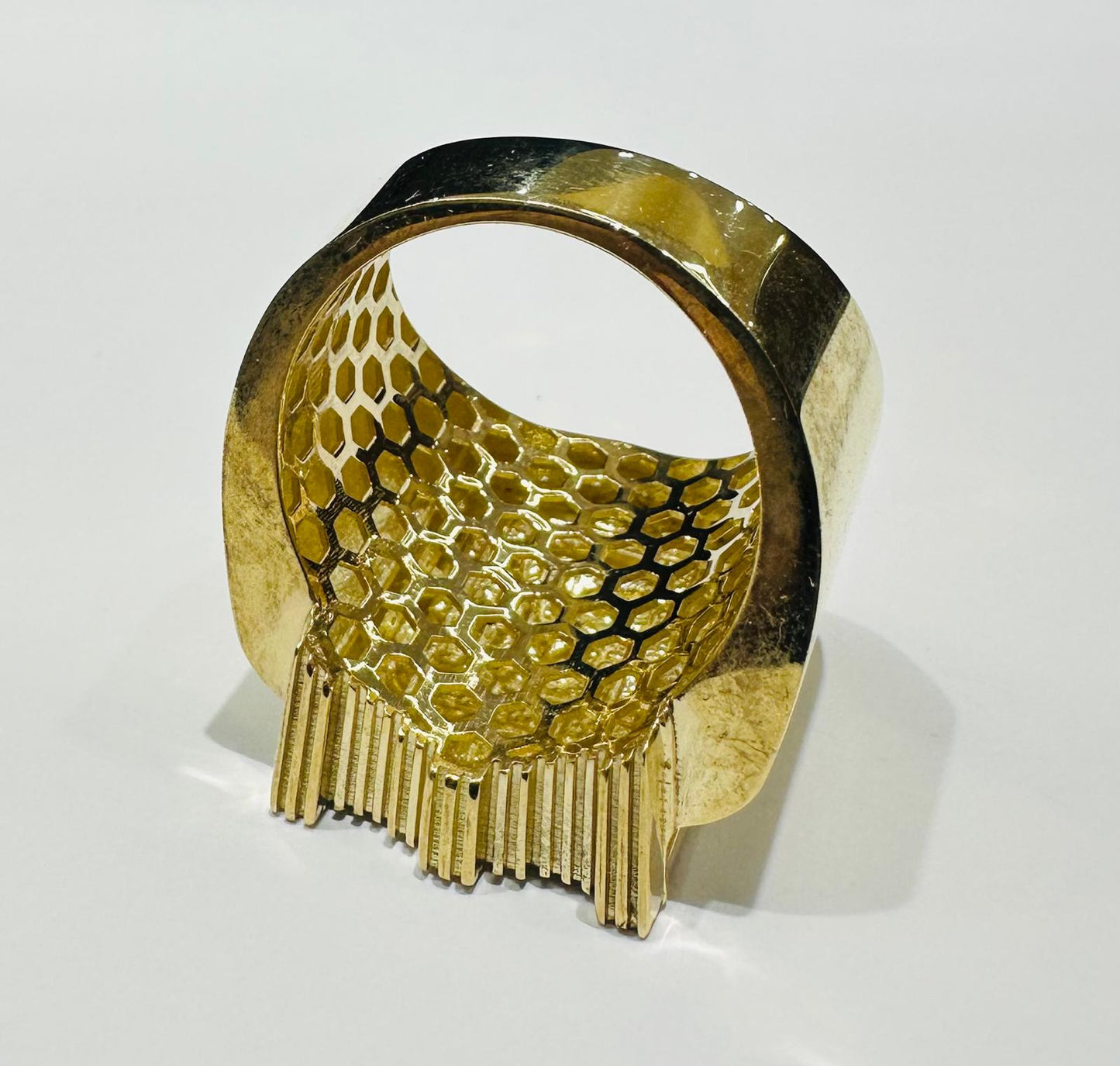 10K GOLD SANTA BARBARA RING- WEIGHT: 10.2gm