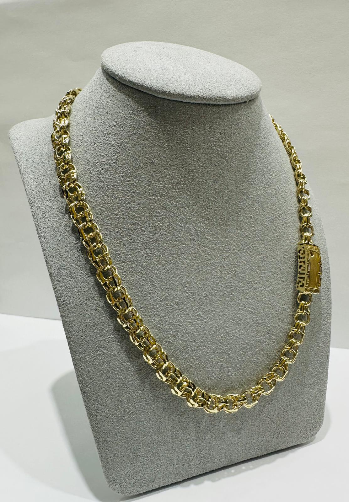 10K GOLD CHINO LINK CHAIN- 18" 6.90mm 31.8gm