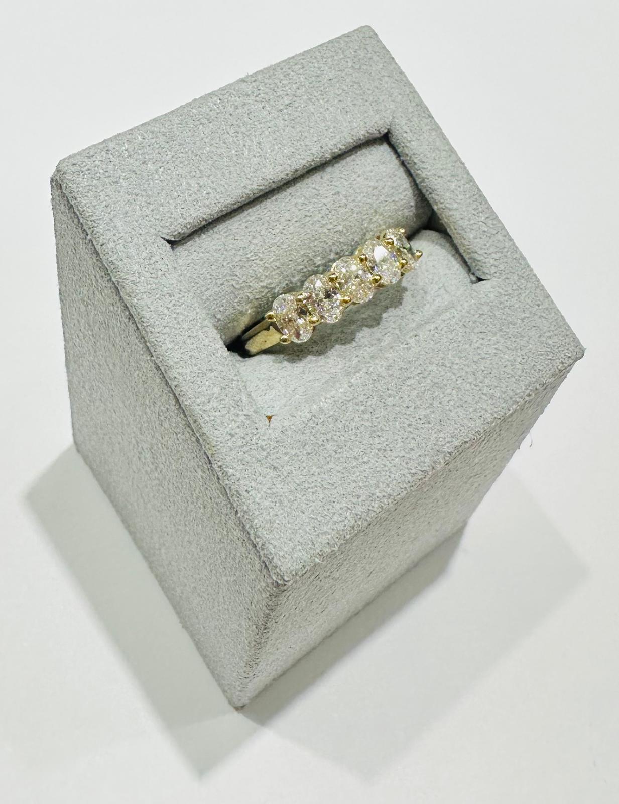 14K GOLD LAB GROWN DIAMOND RING VS- 0.98CTTW
