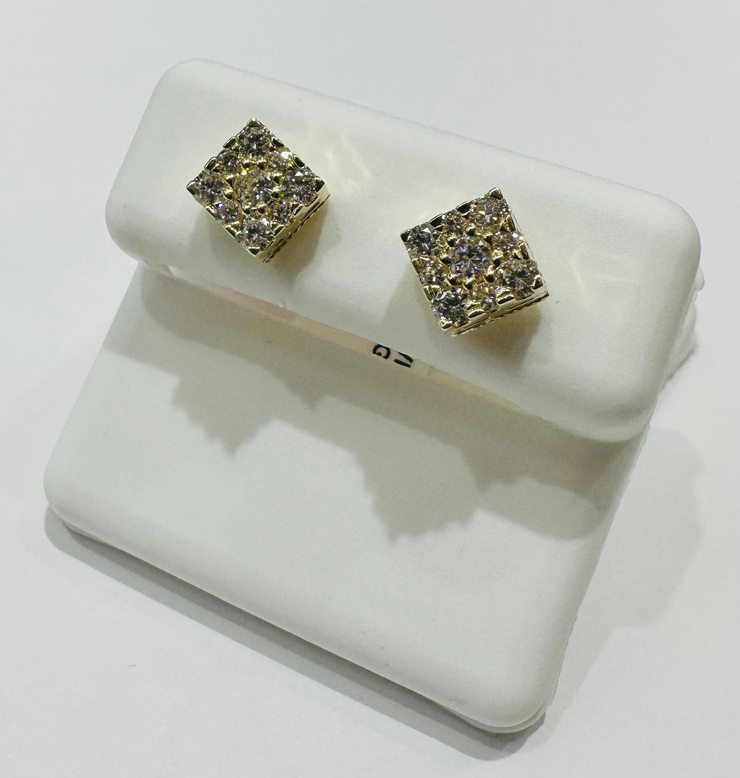 10K GOLD LAB GROWN DIAMOND EARRINGS VS- 0.70CTW