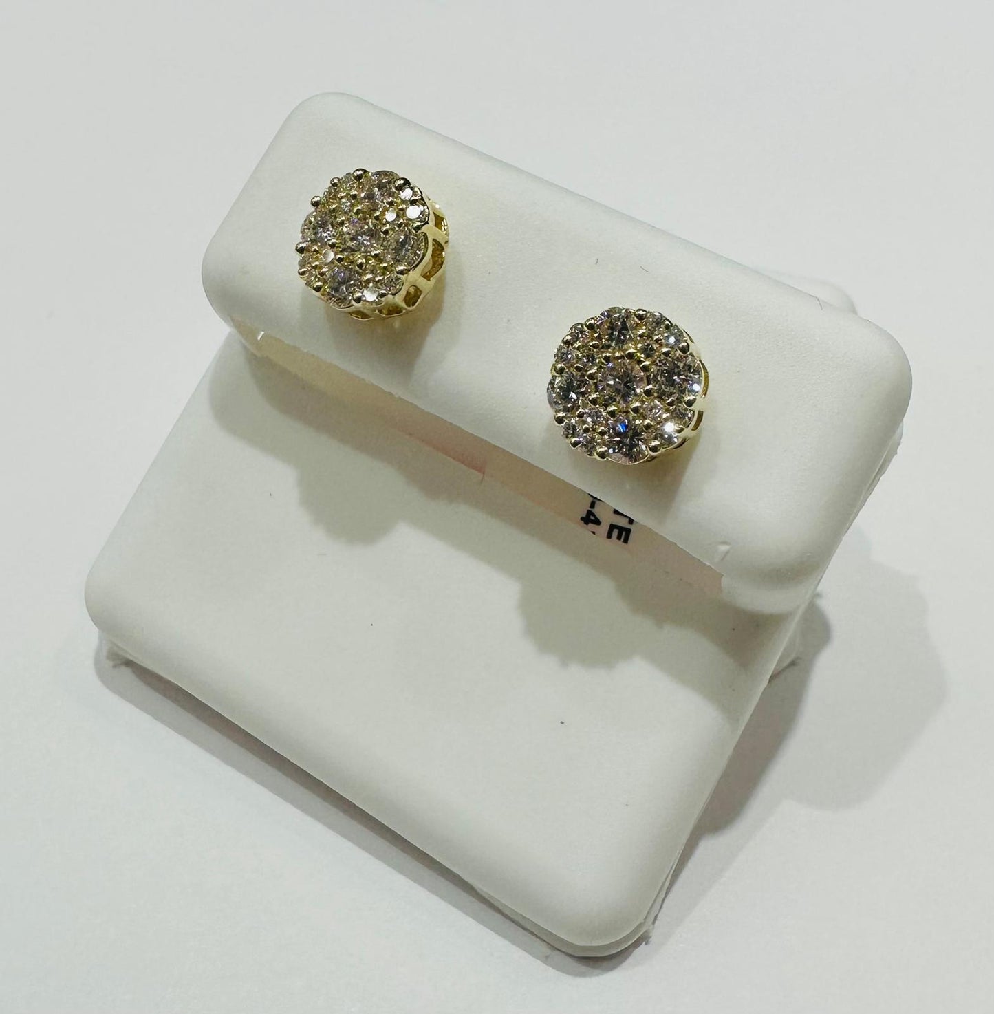 10K GOLD LAB GROWN DIAMOND EARRINGS VS- 0.72CTW