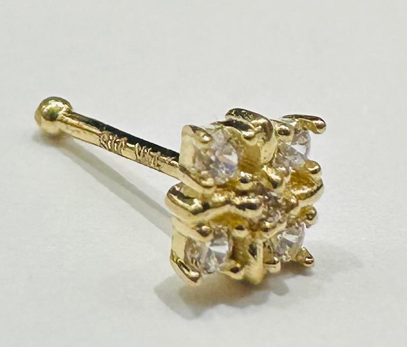 14K GOLD NOSE RING