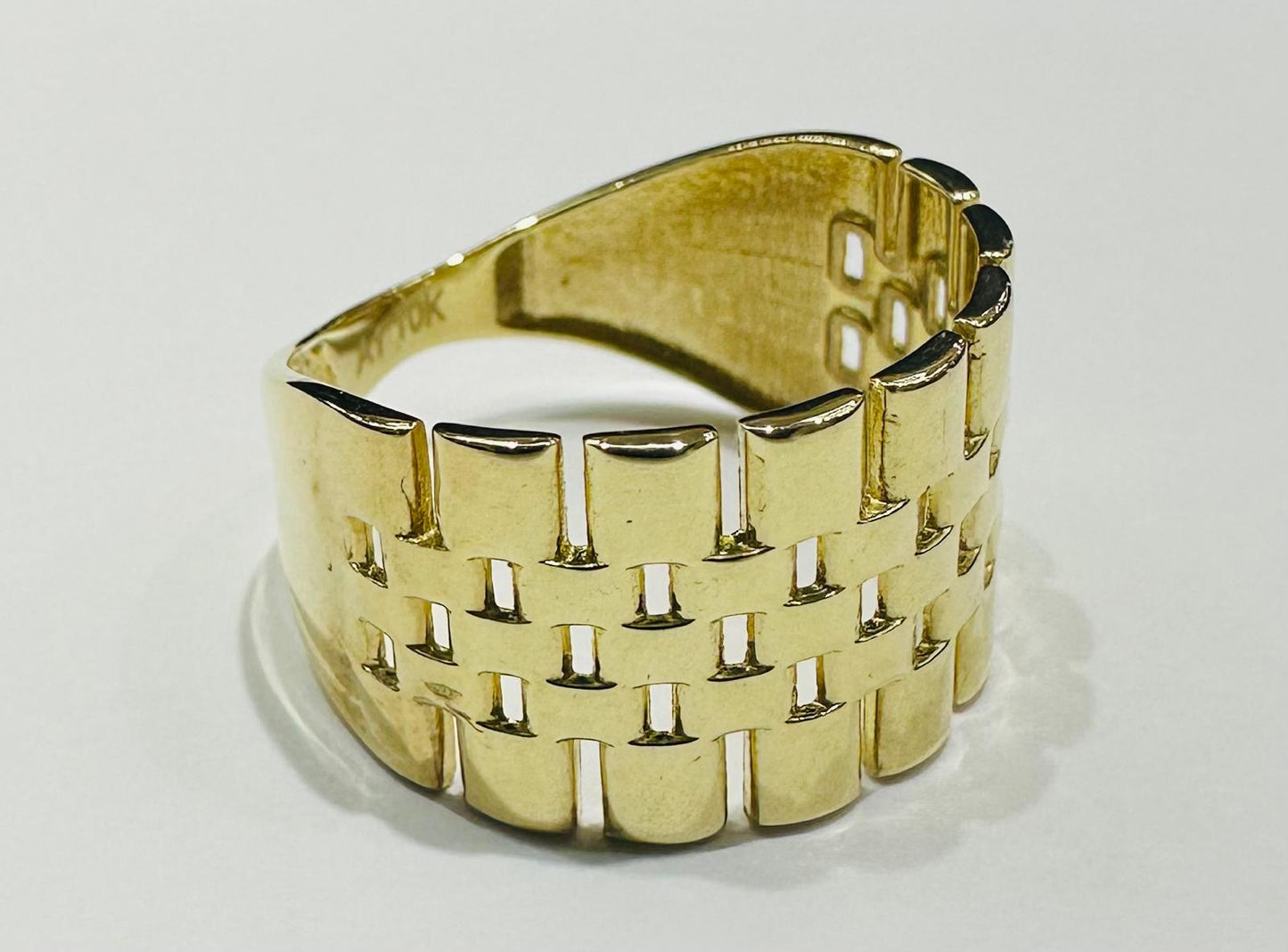 10K GOLD ROLEX RING- WEIGHT: 2.4gm