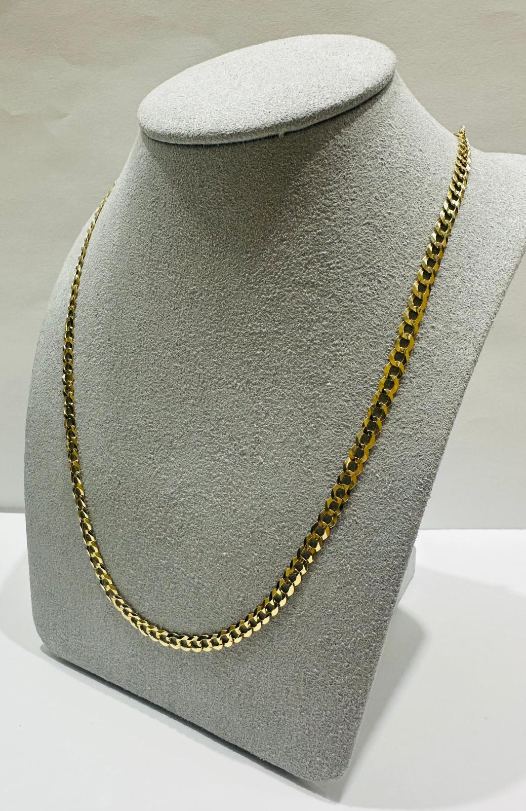 10K GOLD CUBAN LINK CHAIN- 8.3gm 26" 3.40mm