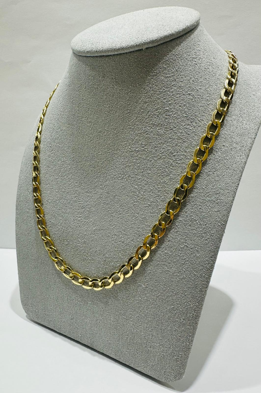 10K GOLD CUBAN LINK CHAIN- 10gm 24" 5.00mm