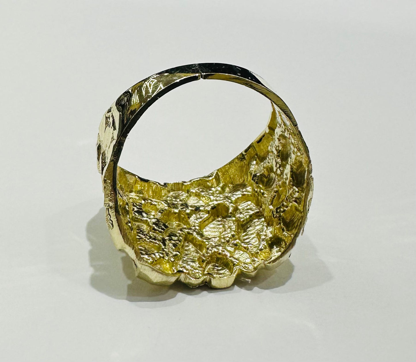10K GOLD NUGGET RING- 5.0gm