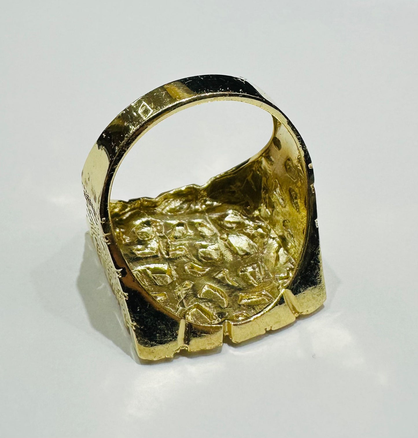 10K GOLD NUGGET RING- 8.0gm