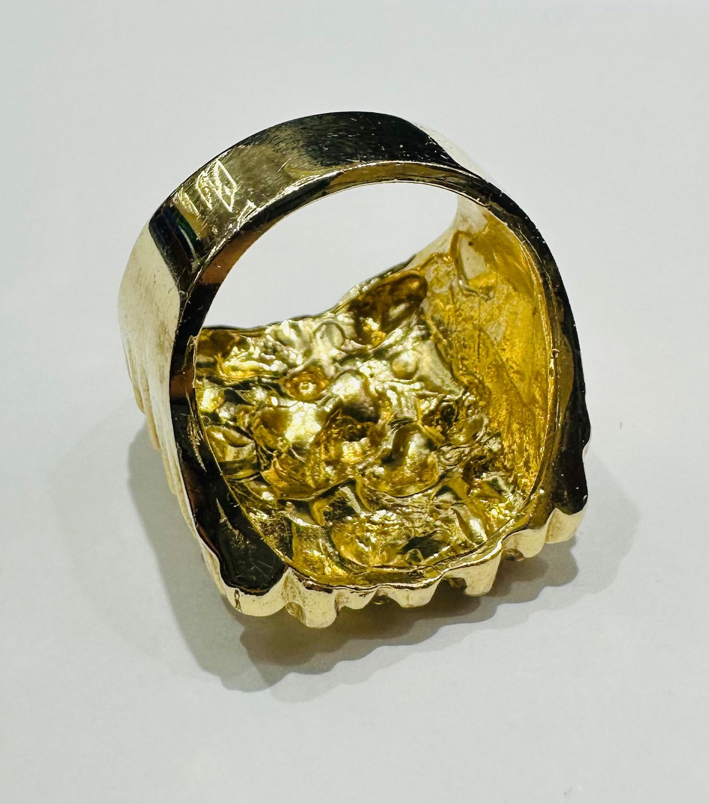 10K GOLD NUGGET RING- 20.0gm