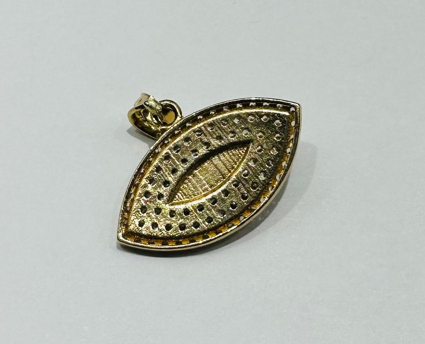 10K GOLD EVIL EYE RING WITH WHITE SAPPHIRE- WEIGHT: 1.5gm