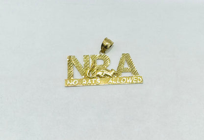 10K GOLD NAME PLATE, WEIGHT: 4.4gm