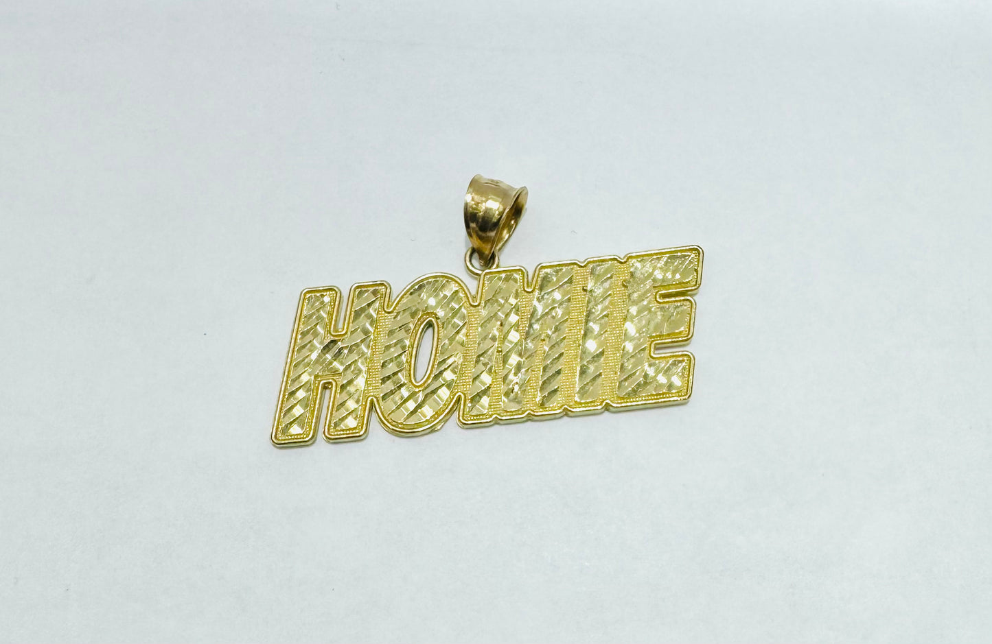 10K GOLD NAME PLATE, WEIGHT: 5.8gm