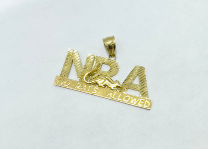 10K GOLD NAME PLATE, WEIGHT: 4.4gm