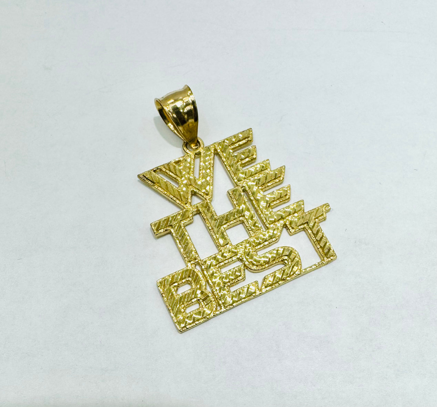 10K GOLD NAME PLATE, WEIGHT: 5.1gm