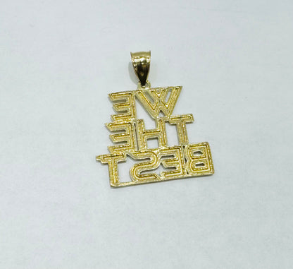 10K GOLD NAME PLATE, WEIGHT: 5.1gm