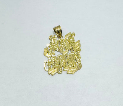 10K GOLD NAME PLATE, WEIGHT: 6.3gm