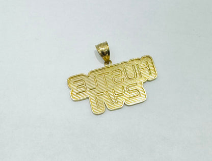 10K GOLD NAME PLATE, WEIGHT: 5.2gm