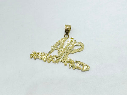 10K GOLD NAME PLATE, WEIGHT: 3.7gm