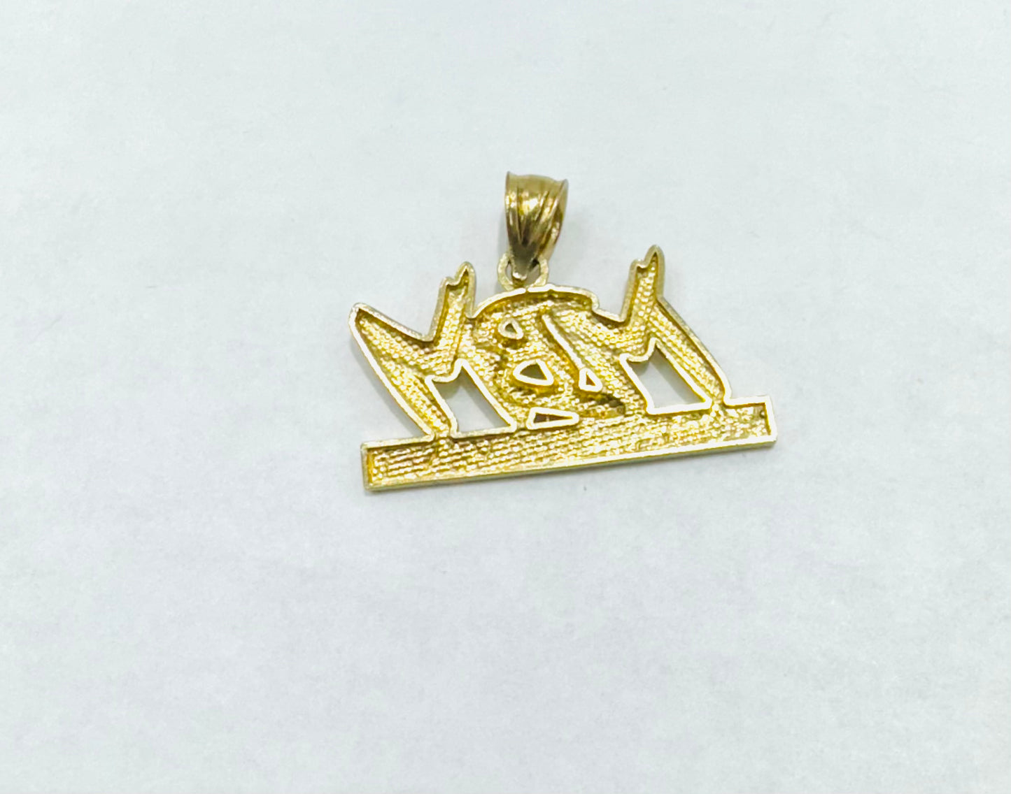 10K GOLD NAME PLATE, WEIGHT: 2.6gm