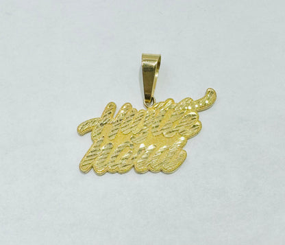 10K GOLD NAME PLATE, WEIGHT: 4gm