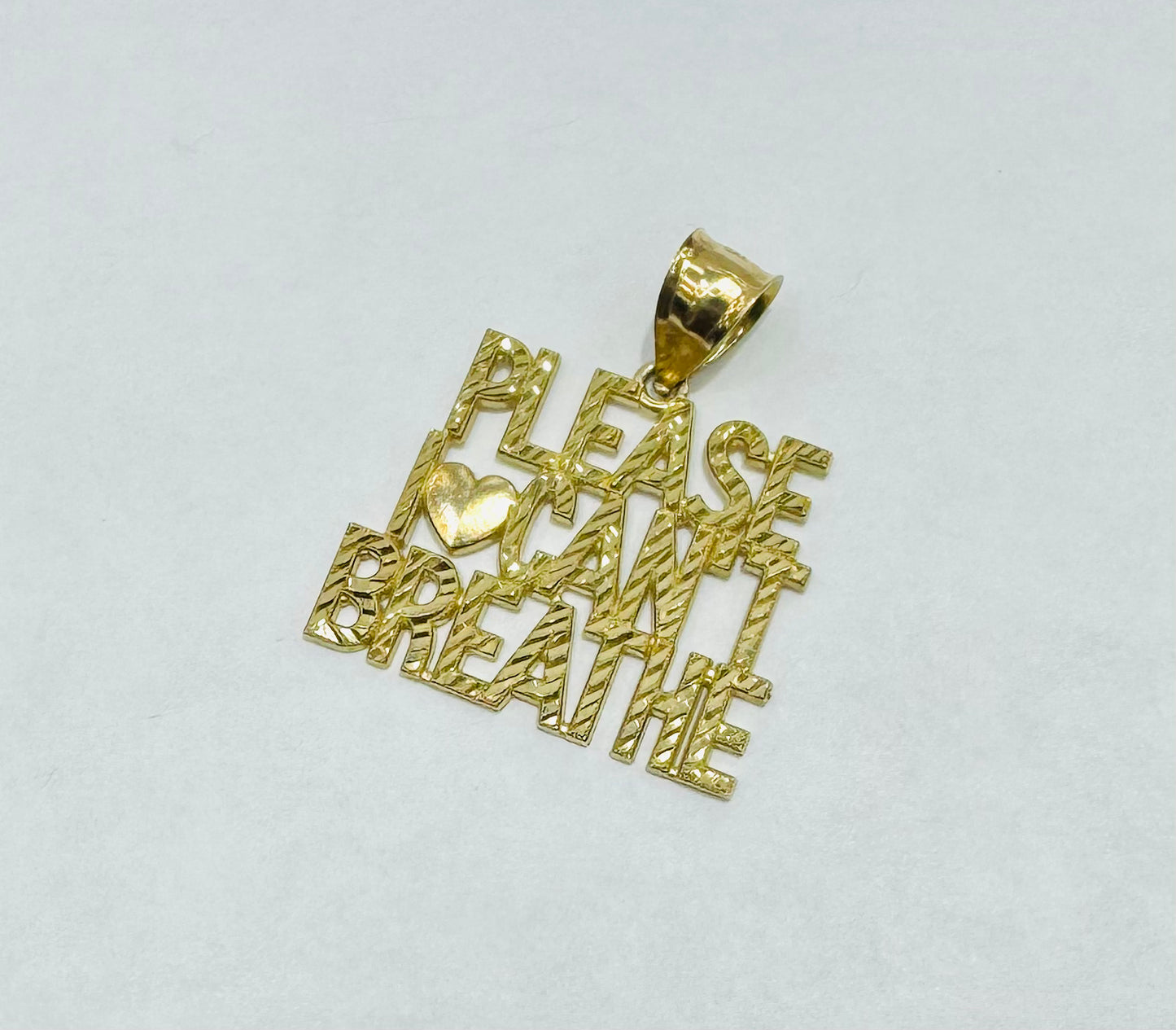10K GOLD NAME PLATE, WEIGHT: 4.7gm
