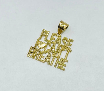10K GOLD NAME PLATE, WEIGHT: 4.7gm