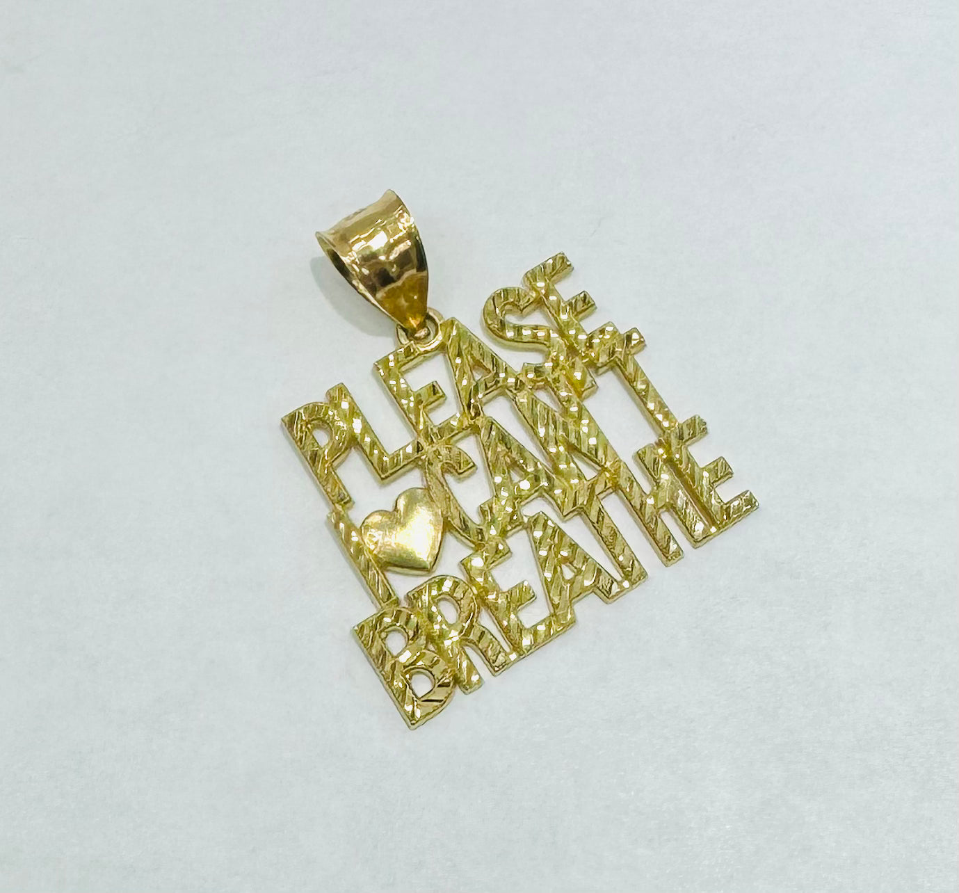 10K GOLD NAME PLATE, WEIGHT: 4.7gm