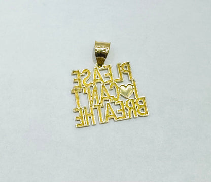 10K GOLD NAME PLATE, WEIGHT: 4.7gm