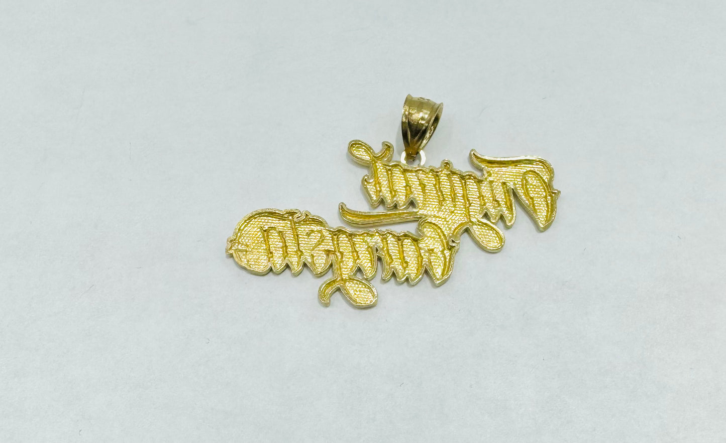 10K GOLD NAME PLATE, WEIGHT: 5.7gm