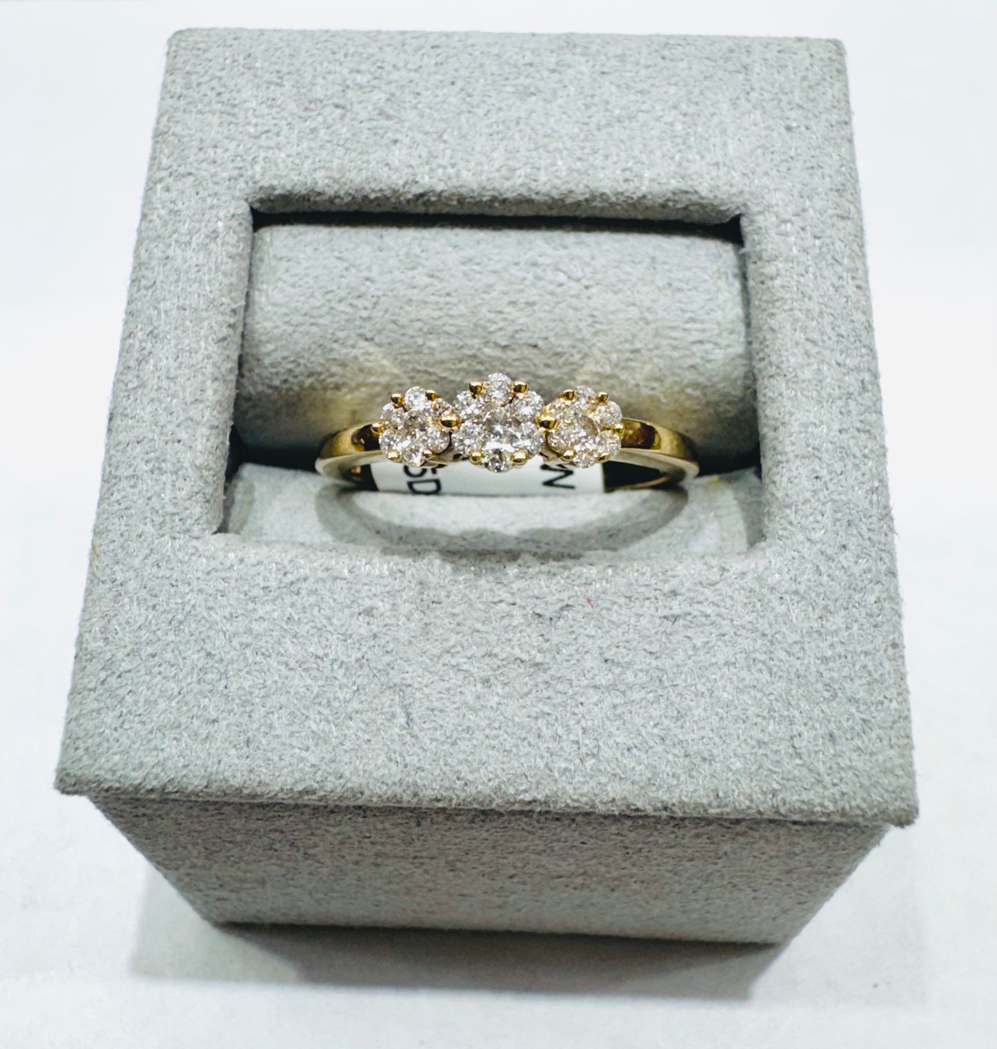 14K GOLD NATURAL DIAMOND WEDDING BAND 0.25CTW, SIZE: 6.5