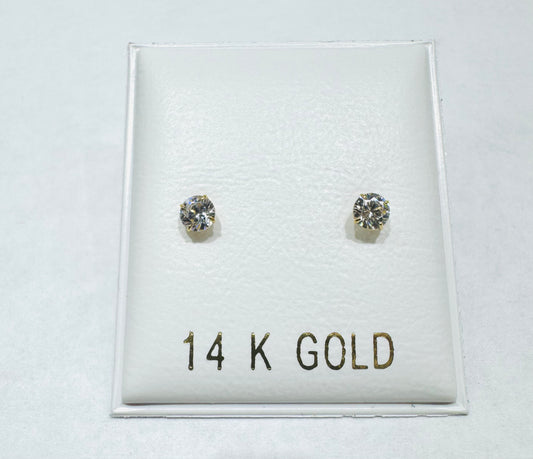 14K GOLD BABY EARRINGS